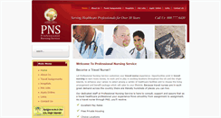 Desktop Screenshot of professionalnurse.com